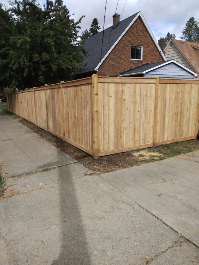 Fence installation by Linares Fencing